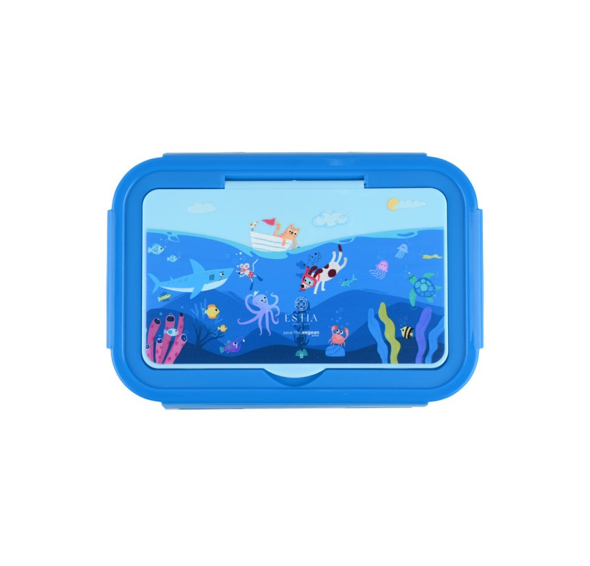 Παιδικό Φαγητοδοχείο με 3 Θήκες 1400ml Estia Ocean Play Παιδικό Φαγητοδοχείο με 3 Θήκες 1400ml Estia Ocean Play