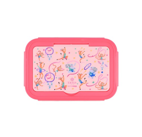 Παιδικό Φαγητοδοχείο με 2 Ανοξειδ. Θήκες 900ml Estia Wild Stunts