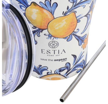 Ποτήρι Θερμός 350ml Estia Save The Aegean Amalfi Coast 01-31756 Ποτήρι Θερμός 350ml Estia Save The Aegean Amalfi Coast 01-31756