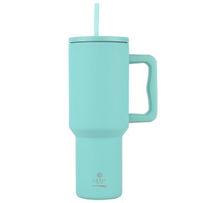 Θερμός Straw Tumbler XL 1200ml Estia Save The Aegean Bermuda Green 01-32203 Θερμός Straw Tumbler XL 1200ml Estia Save The Aegean Bermuda Green 01-32203
