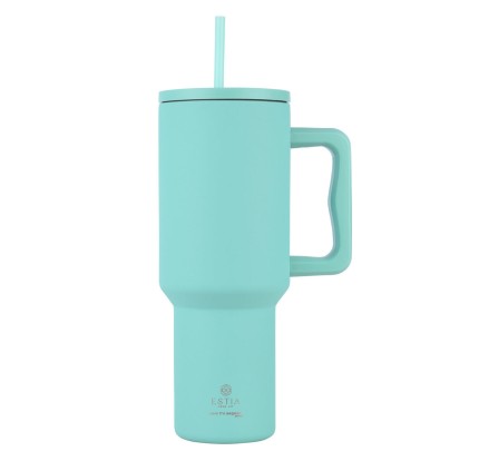 Θερμός Straw Tumbler XL 1200ml Estia Save The Aegean Bermuda Green 01-32203 Θερμός Straw Tumbler XL 1200ml Estia Save The Aegean Bermuda Green 01-32203