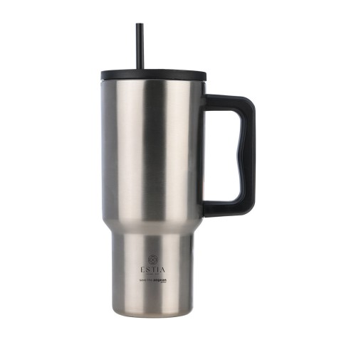 Θερμός Straw Tumbler XL 900ml Estia Save The Aegean Steel Flow 01-36232