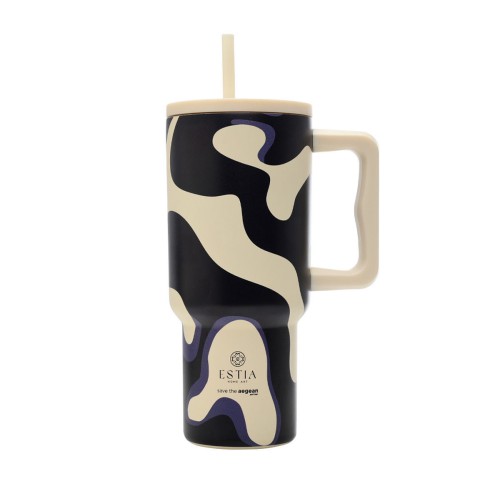 Θερμός Straw Tumbler XL 900ml Estia Save The Aegean Bold Drift 01-36249