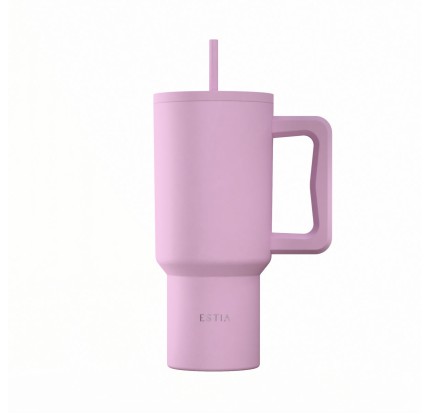 Θερμός Straw Tumbler XL 900ml Estia Save The Aegean Lavender 01-41472
