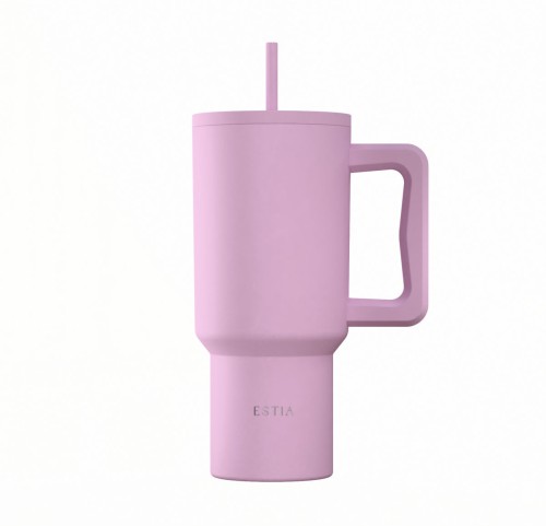 Θερμός Straw Tumbler XL 900ml Estia Save The Aegean Lavender 01-41472