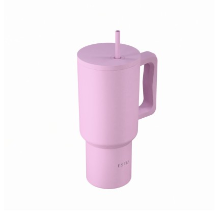 Θερμός Straw Tumbler XL 900ml Estia Save The Aegean Lavender 01-41472 Θερμός Straw Tumbler XL 900ml Estia Save The Aegean Lavender 01-41472