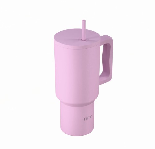 Θερμός Straw Tumbler XL 900ml Estia Save The Aegean Lavender 01-41472