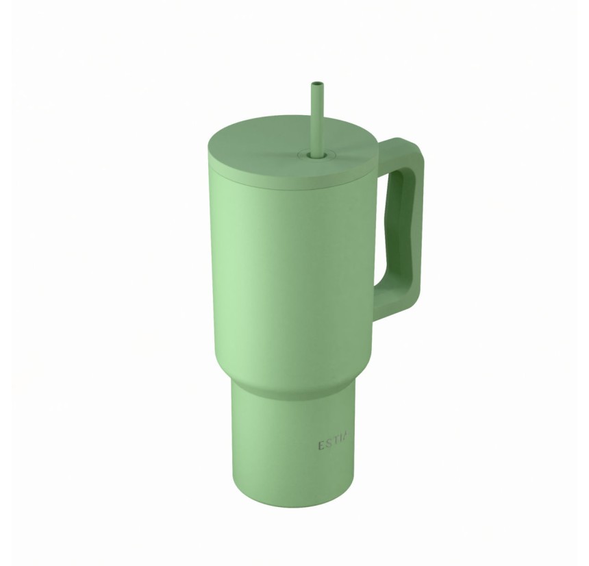 Θερμός Straw Tumbler XL 900ml Estia Save The Aegean Pine 01-41502