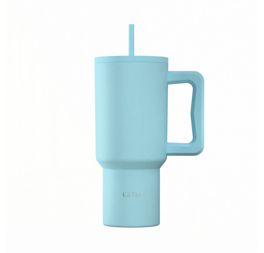 Θερμός Straw Tumbler XL 900ml Estia Save The Aegean Arctic 01-41519