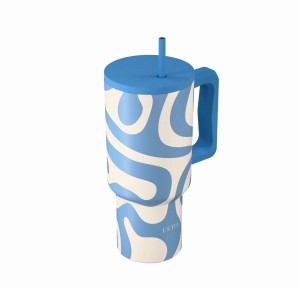 Θερμός Straw Tumbler XL 900ml Estia Save The Aegean Ocean Waves 01-41571 Θερμός Straw Tumbler XL 900ml Estia Save The Aegean Ocean Waves 01-41571
