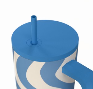 Θερμός Straw Tumbler XL 900ml Estia Save The Aegean Ocean Waves 01-41571 Θερμός Straw Tumbler XL 900ml Estia Save The Aegean Ocean Waves 01-41571