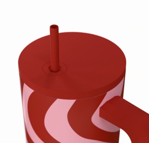 Θερμός Straw Tumbler XL 900ml Estia Save The Aegean Coral Waves 01-41588 Θερμός Straw Tumbler XL 900ml Estia Save The Aegean Coral Waves 01-41588