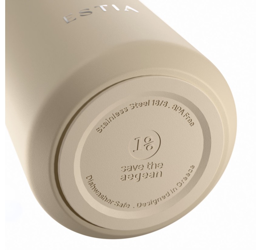 Μπουκάλι Θερμός Flow 500ml Estia Save The Aegean Dune 01-41939 Μπουκάλι Θερμός Flow 500ml Estia Save The Aegean Dune 01-41939
