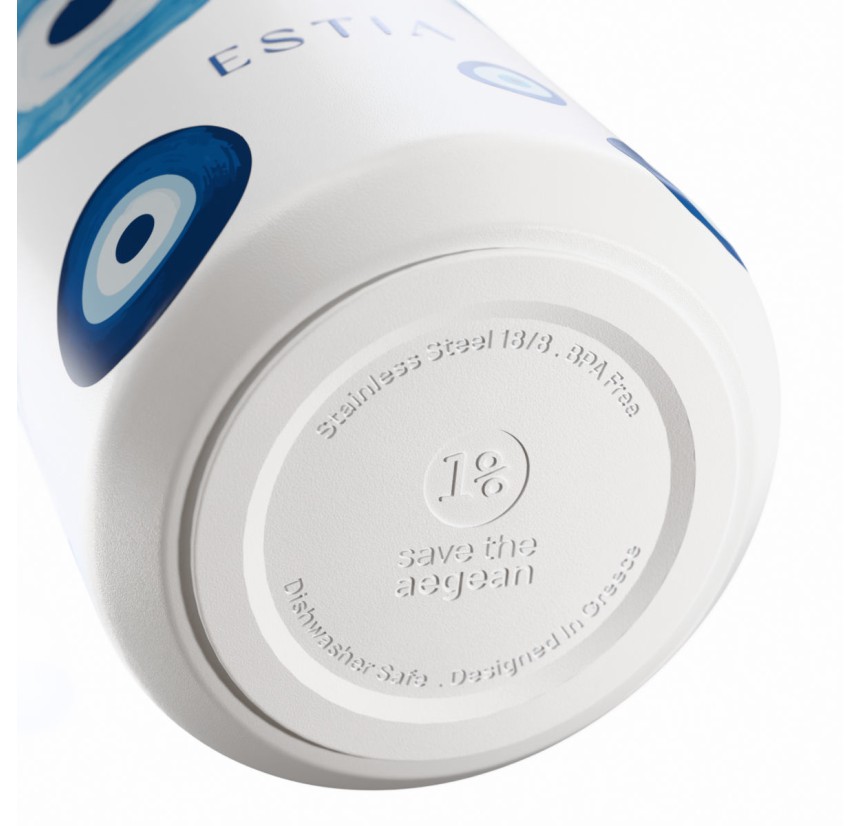 Μπουκάλι Θερμός Flow 500ml Estia Save The Aegean Spirit Of Luck 01-42073 Μπουκάλι Θερμός Flow 500ml Estia Save The Aegean Spirit Of Luck 01-42073