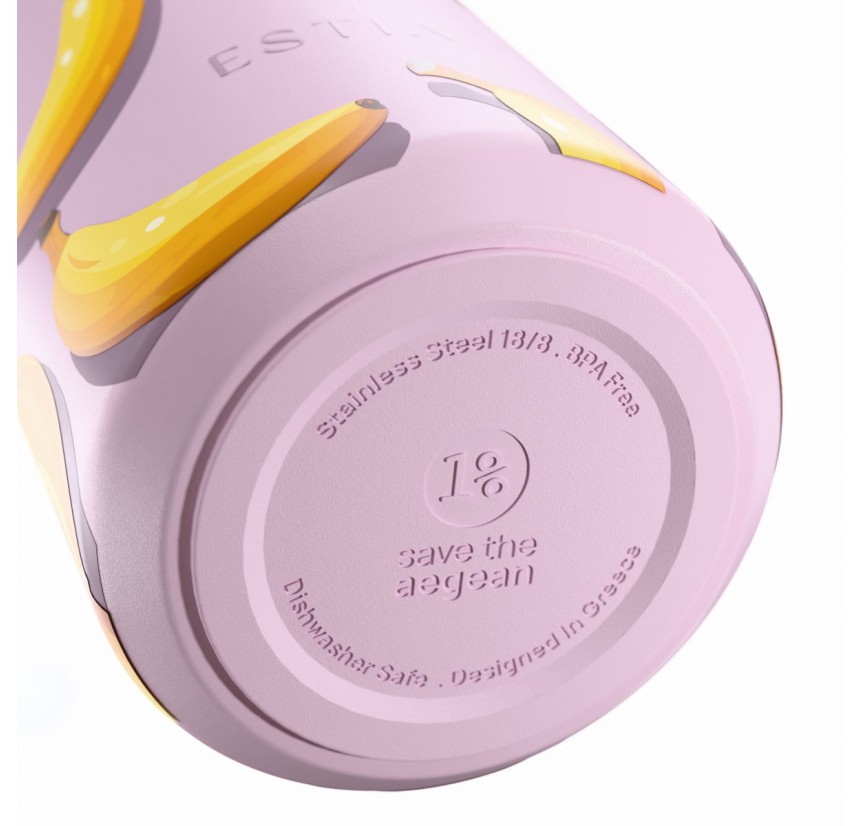 Μπουκάλι Θερμός Flow 500ml Estia Save The Aegean Banana Mood 01-42172