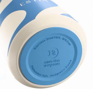 Ποτήρι Θερμός Lens 360ml Estia Save The Aegean Ocean Waves 01-43032