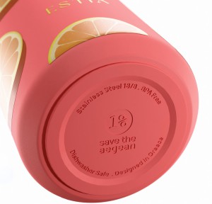 Ποτήρι Θερμός Lens 360ml Estia Save The Aegean Orange Pop 01-43056 Ποτήρι Θερμός Lens 360ml Estia Save The Aegean Orange Pop 01-43056