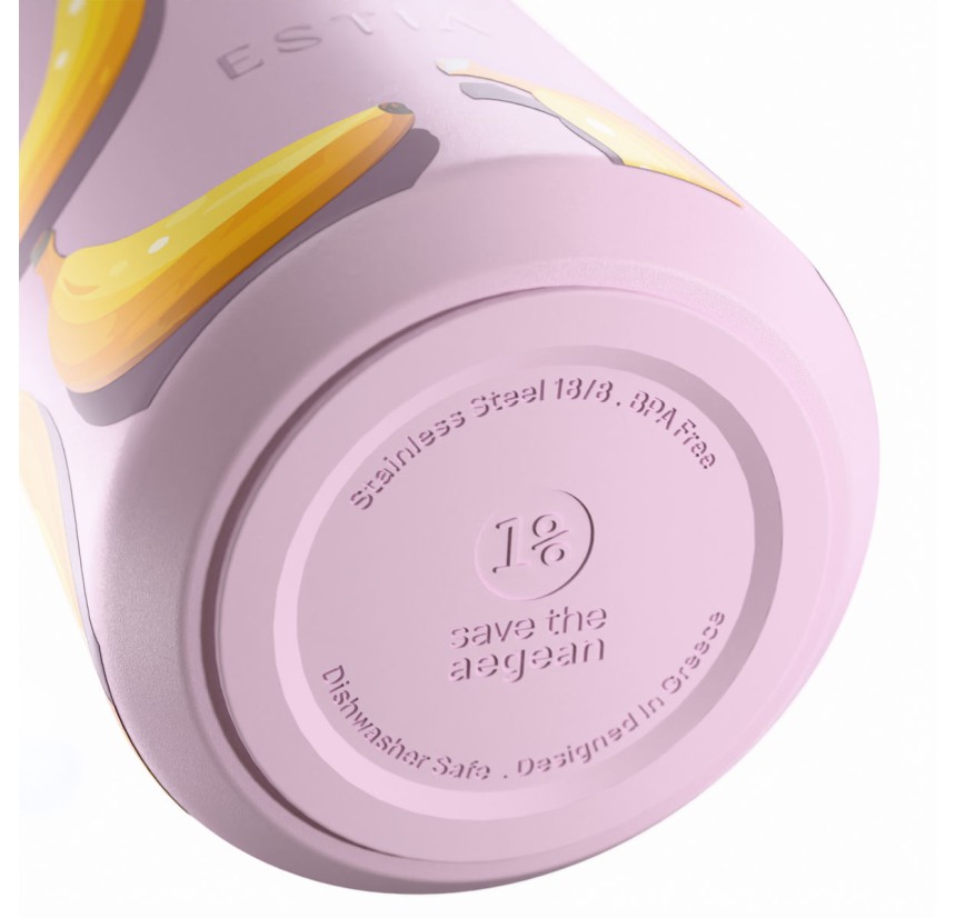 Ποτήρι Θερμός Lens 360ml Estia Save The Aegean Banana Mood 01-43063 Ποτήρι Θερμός Lens 360ml Estia Save The Aegean Banana Mood 01-43063