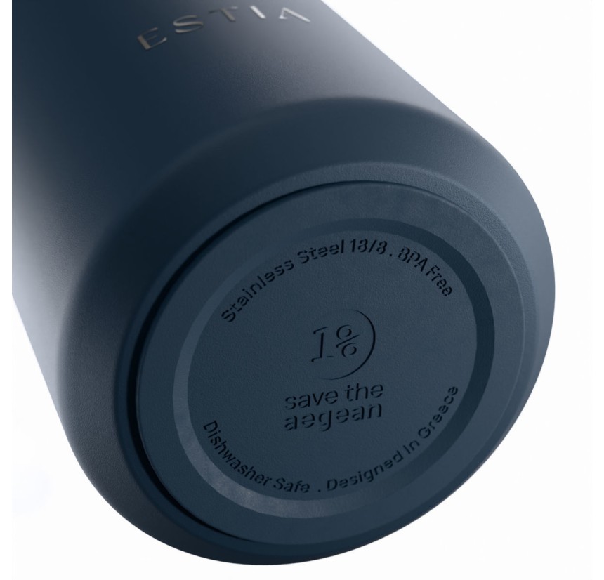 Ποτήρι Θερμός Lens 360ml Estia Save The Aegean Indigo 01-42790