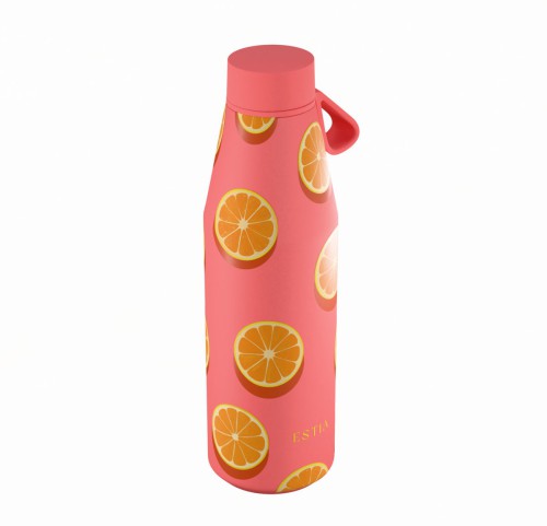Μπουκάλι Θερμός Flow 500ml Estia Save The Aegean Orange Pop 01-42165