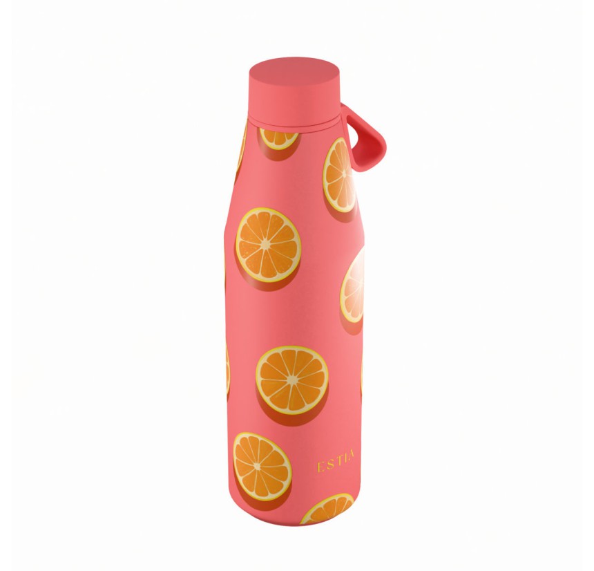 Μπουκάλι Θερμός Flow 500ml Estia Save The Aegean Orange Pop 01-42165 Μπουκάλι Θερμός Flow 500ml Estia Save The Aegean Orange Pop 01-42165