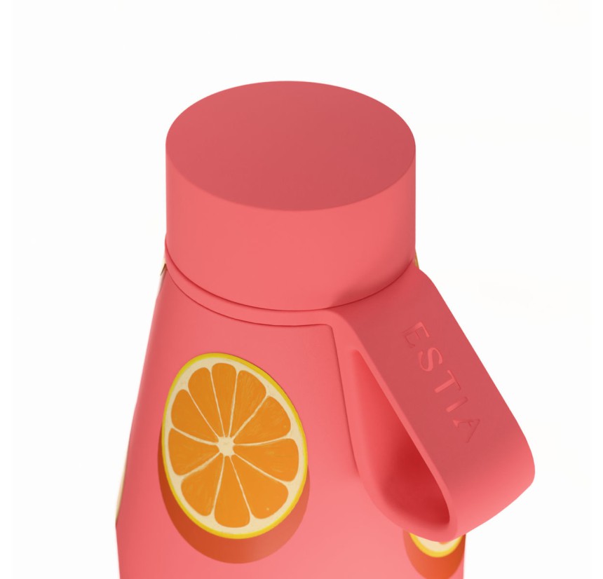 Μπουκάλι Θερμός Flow 500ml Estia Save The Aegean Orange Pop 01-42165 Μπουκάλι Θερμός Flow 500ml Estia Save The Aegean Orange Pop 01-42165