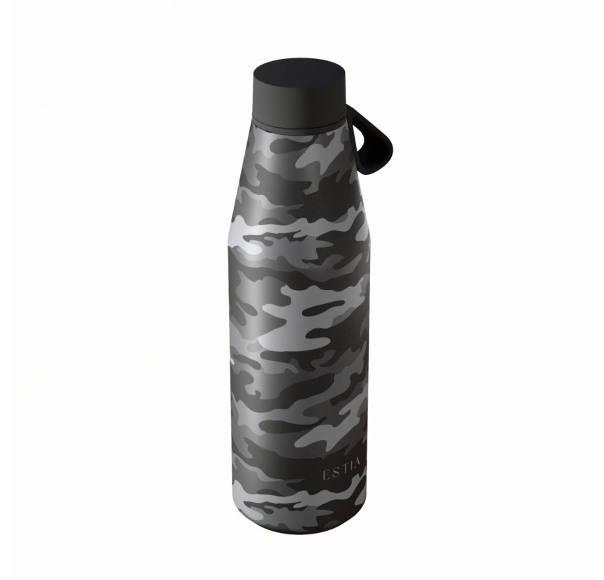 Μπουκάλι Θερμός Flow 500ml Estia Save The Aegean Dark Camo 01-47870 Μπουκάλι Θερμός Flow 500ml Estia Save The Aegean Dark Camo 01-47870