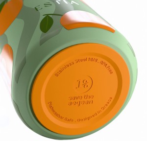 Ποτήρι Θερμός 500ml Estia Save The Aegean Peach Garden 01-42660 Ποτήρι Θερμός 500ml Estia Save The Aegean Peach Garden 01-42660