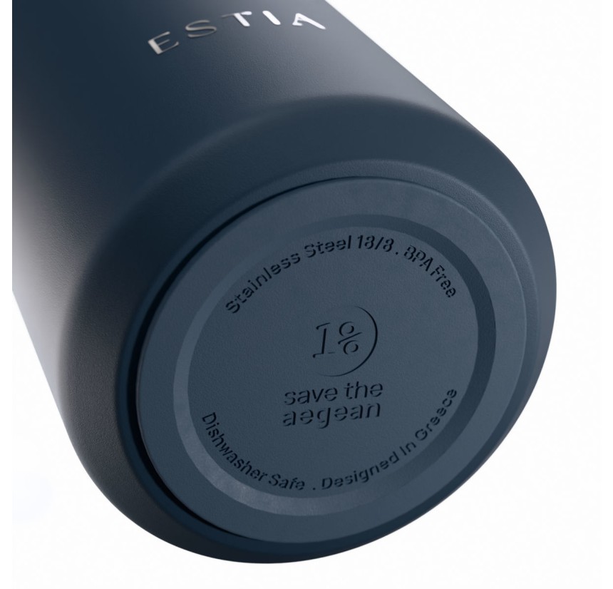 Ποτήρι Θερμός 500ml Estia Save The Aegean Indigo 01-42219