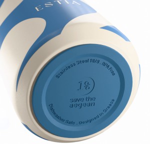 Ποτήρι Θερμός 500ml Estia Save The Aegean Ocean Waves 01-42608 Ποτήρι Θερμός 500ml Estia Save The Aegean Ocean Waves 01-42608