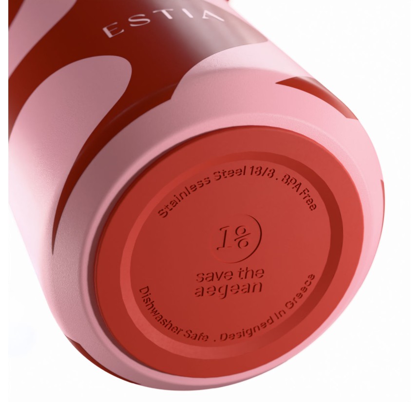 Ποτήρι Θερμός 500ml Estia Save The Aegean Coral Waves 01-42615