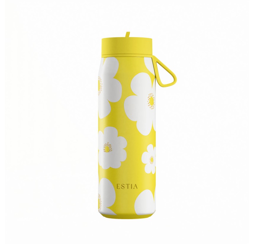 Ποτήρι Θερμός 500ml Estia Save The Aegean Yellow Daisy 01-42653 Ποτήρι Θερμός 500ml Estia Save The Aegean Yellow Daisy 01-42653