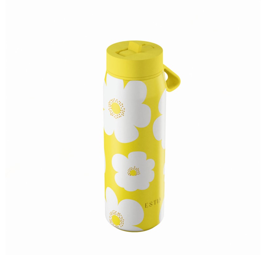 Ποτήρι Θερμός 500ml Estia Save The Aegean Yellow Daisy 01-42653 Ποτήρι Θερμός 500ml Estia Save The Aegean Yellow Daisy 01-42653