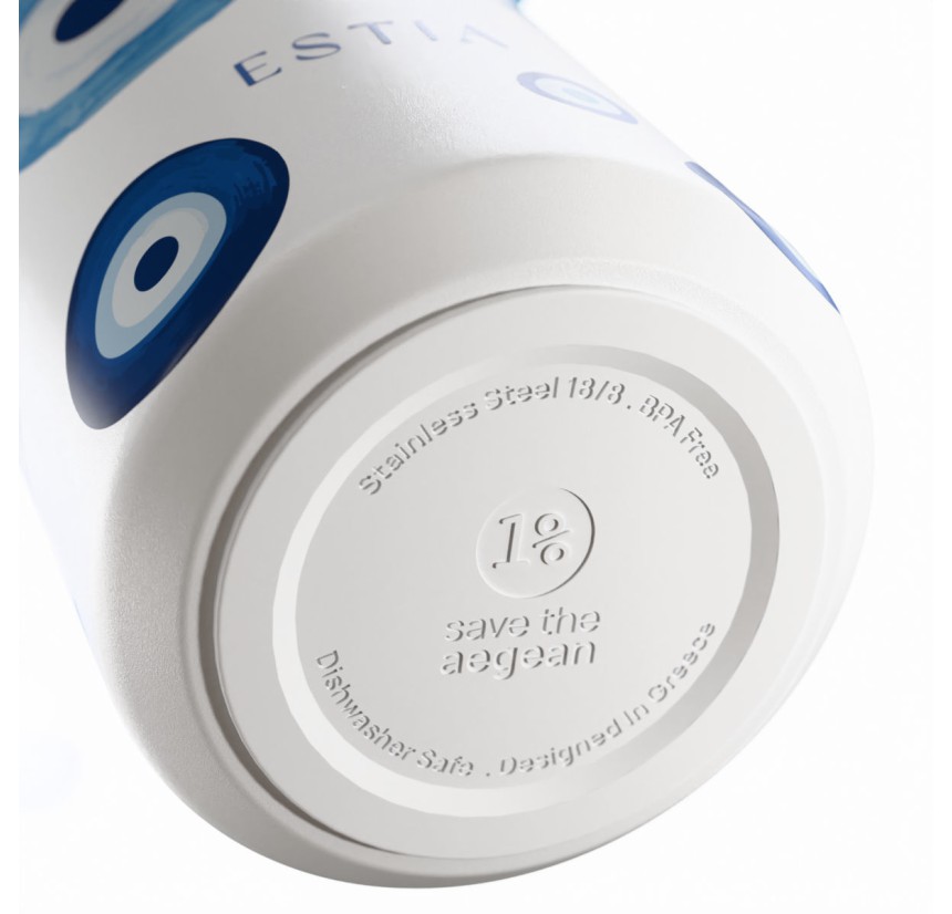 Ποτήρι Θερμός 500ml Estia Save The Aegean Spirit Of Luck 01-42523 Ποτήρι Θερμός 500ml Estia Save The Aegean Spirit Of Luck 01-42523