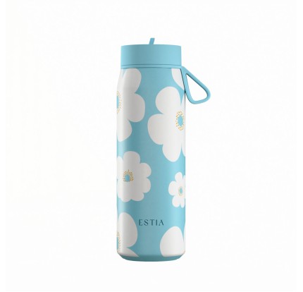 Ποτήρι Θερμός 500ml Estia Save The Aegean Blue Daisy 01-42646