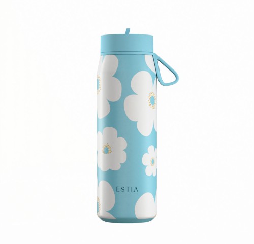 Ποτήρι Θερμός 500ml Estia Save The Aegean Blue Daisy 01-42646