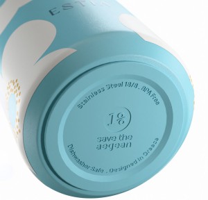 Ποτήρι Θερμός 500ml Estia Save The Aegean Blue Daisy 01-42646 Ποτήρι Θερμός 500ml Estia Save The Aegean Blue Daisy 01-42646