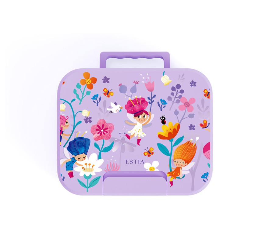 Παιδικό Φαγητοδοχείο με Τριπλή Αποσπώμενη Θήκη 1040ml Estia Fairy Tales Παιδικό Φαγητοδοχείο με Τριπλή Αποσπώμενη Θήκη 1040ml Estia Fairy Tales