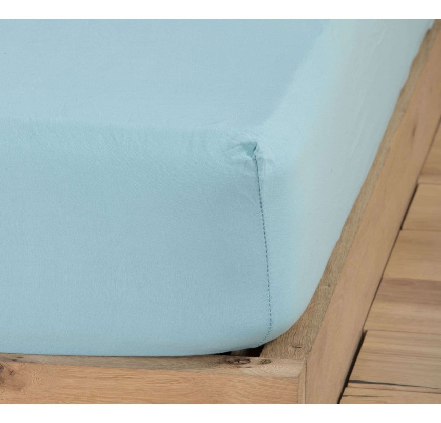 Σεντόνι Μακό Μονό με Λάστιχο Jersey 1.00x 2.00 +30 Nef - Nef Green Σεντόνι Μακό Μονό με Λάστιχο Jersey 1.00x 2.00 +30 Nef - Nef Green