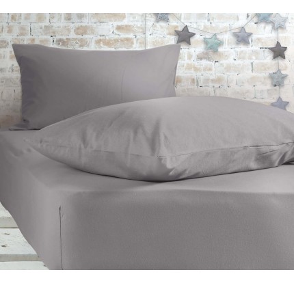 Σεντόνι Μακό Κούνιας με Λάστιχο Jersey 70x 1.40 +20 Nef - Nef Light Grey Σεντόνι Μακό Κούνιας με Λάστιχο Jersey 70x 1.40 +20 Nef - Nef Light Grey