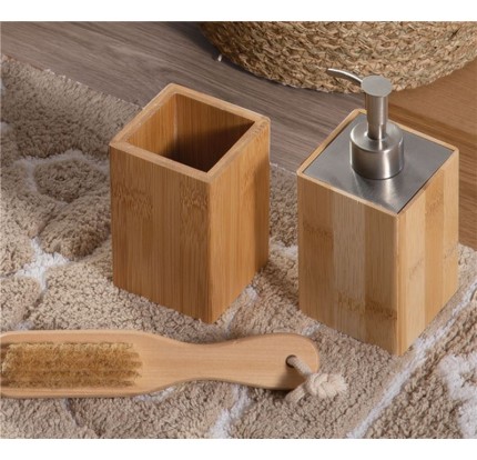 Δοχείο Κρεμοσάπουνου Nef - Nef Bamboo Woody Brown Δοχείο Κρεμοσάπουνου Nef - Nef Bamboo Woody Brown