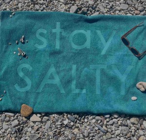 Πετσέτα Θαλάσσης 90x 170 Nef-Nef Stay Salty Teal