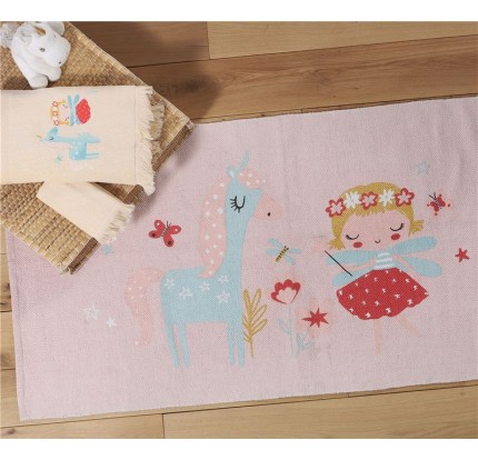 Παιδικό Χαλί 70 x 1.40 Nef - Nef Magic World Pink Παιδικό Χαλί 70 x 1.40 Nef - Nef Magic World Pink