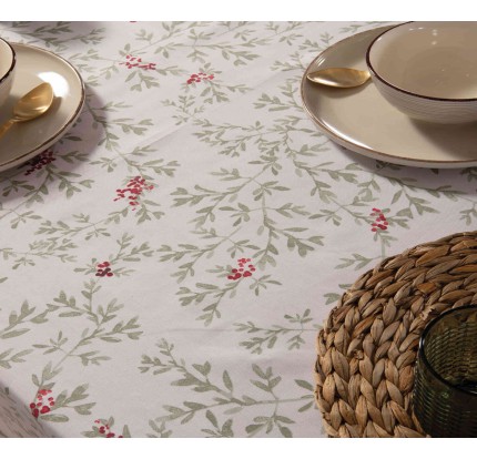 Χριστουγεννιάτικο Τραπεζομάντηλο (140x 140) Nef - Nef Hope Beige