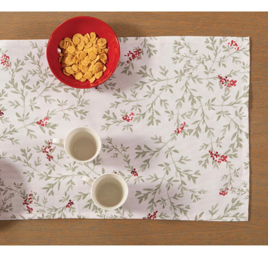 Χριστουγεννιάτικη Τραβέρσα 45x140 Nef-Nef Hope Beige Χριστουγεννιάτικη Τραβέρσα 45x140 Nef-Nef Hope Beige