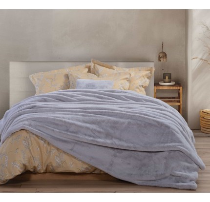 Κουβέρτα με Γούνα Υπέρδιπλη Nef - Nef Warmer Beige