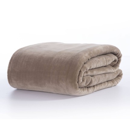 Κουβέρτα Fleece Υπέρδιπλη  Nef - Nef Cozy Beige