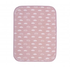 Βρεφική Κουβέρτα Αγκαλιάς 75x100 Nef-Nef Clouds Pink