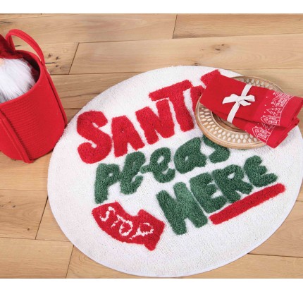 Χαλάκι Μπάνιου D.70 Nef-Nef Santa Please Ecru Χαλάκι Μπάνιου D.70 Nef-Nef Santa Please Ecru