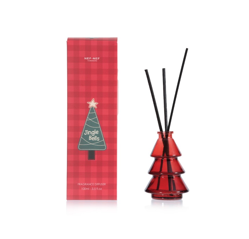 Αρωματικό Χώρου Με Στικς Nef-Nef Jingle Bells 100ml+100ml